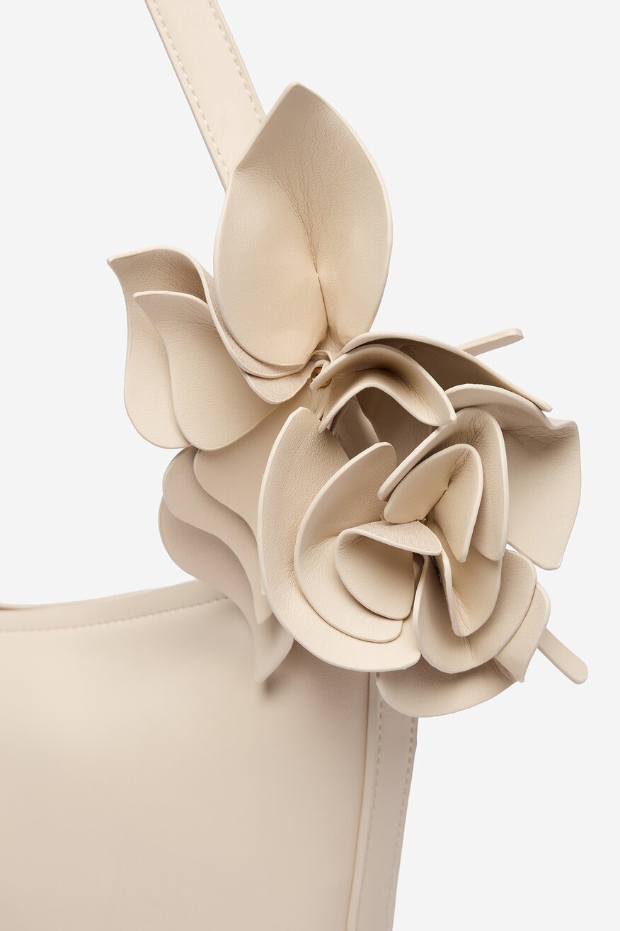 Дамска чанта Gino Rossi СЛОНОВА КОСТ - 5906751624036