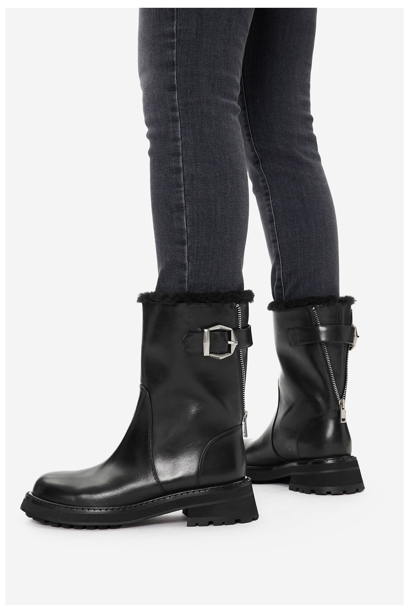 Bokacsizma Badura EO-CECILIA-2521-86-1 FEKETE