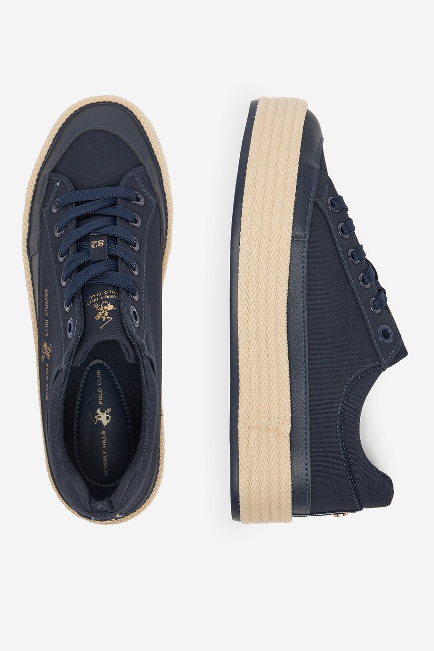 Espadrille Beverly Hills Polo Club SÖTÉTKÉK - 5906751143537