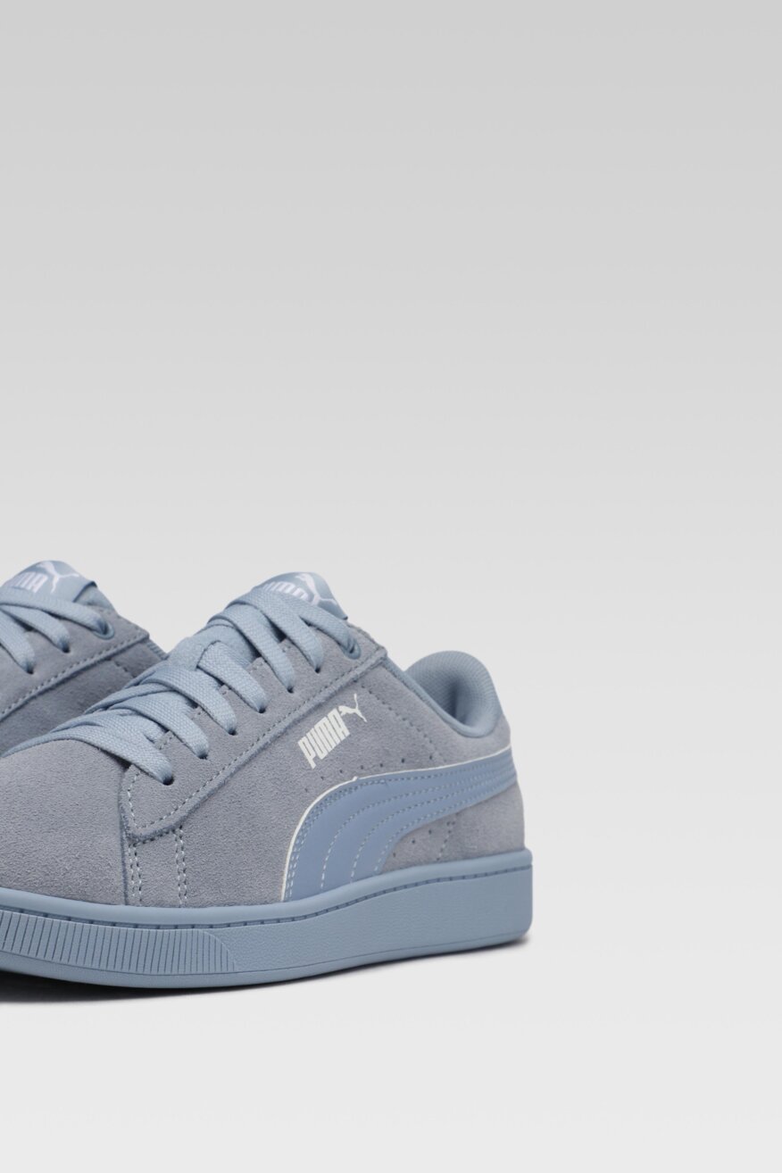 
                Puma - Skórzane obuwie sportowe niebieskie - 5903698282329