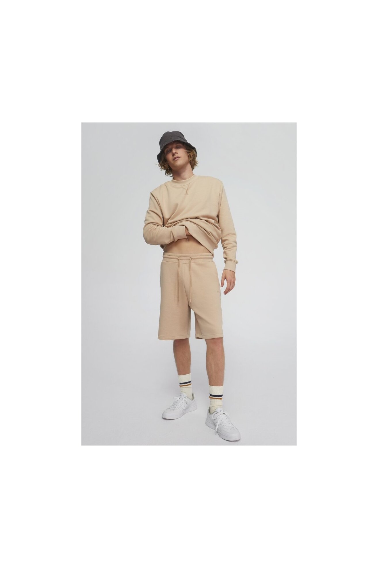 Spodenki Sprandi SS21-SHM001 Beżowy