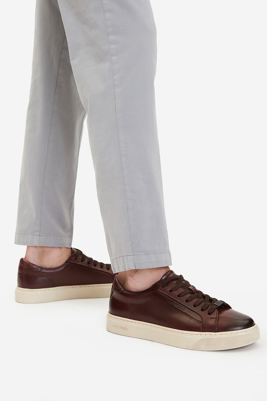 Gino Rossi - Sneakersy skórzane - 5906751398418