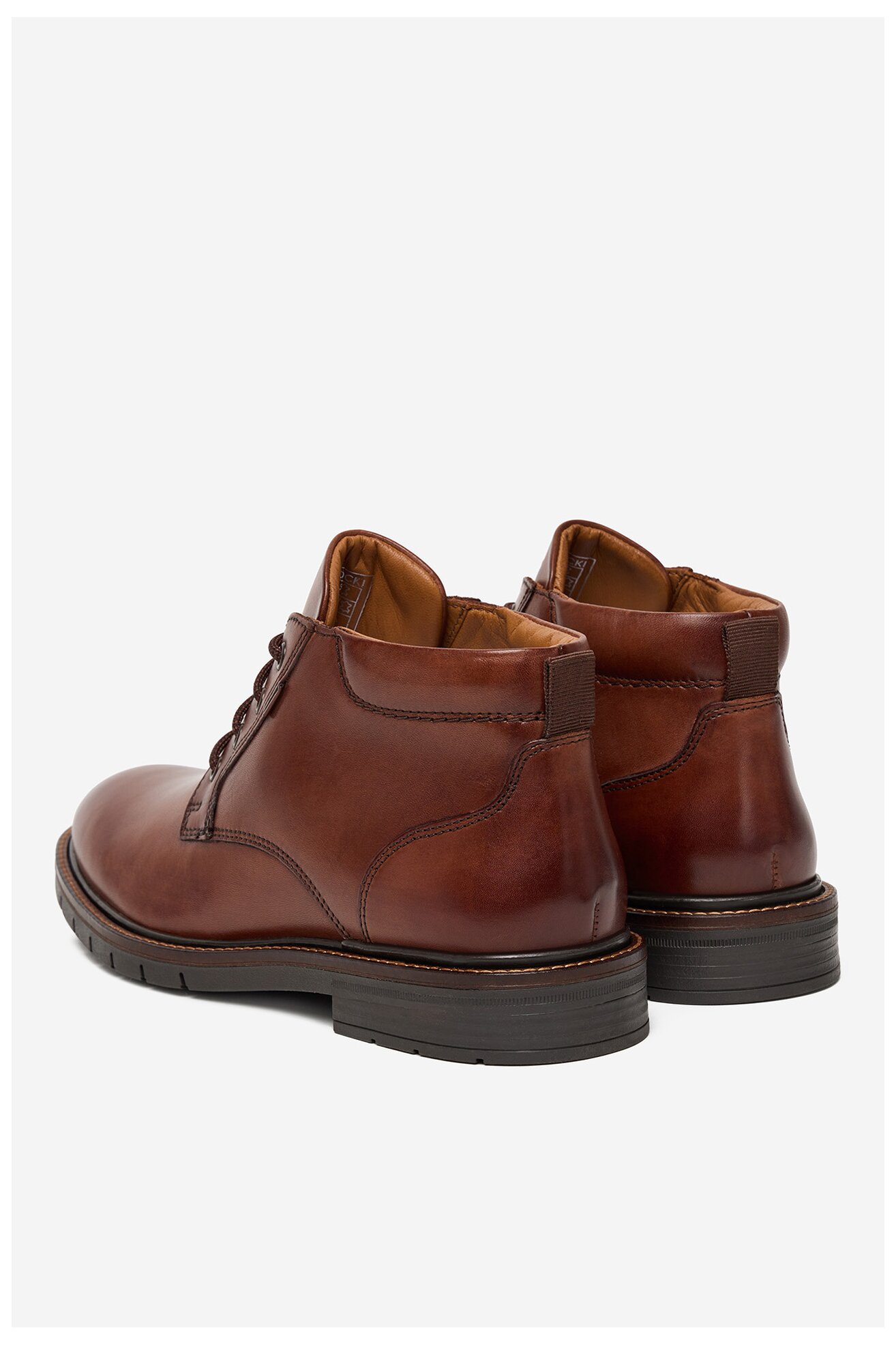 Šněrovací vyšší obuv Lasocki CEO-DAN-04 MB HNĚDÁ