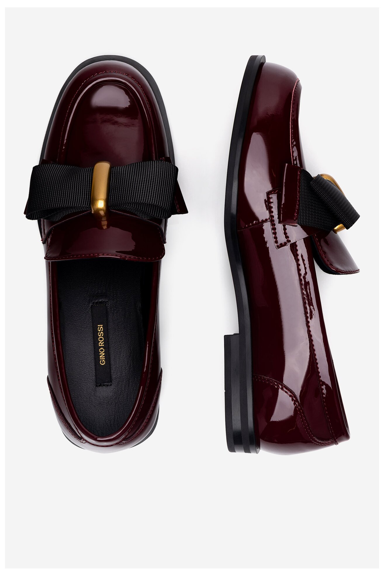 Mokasíny Gino Rossi SAVA-1797-23-2 BORDÓ