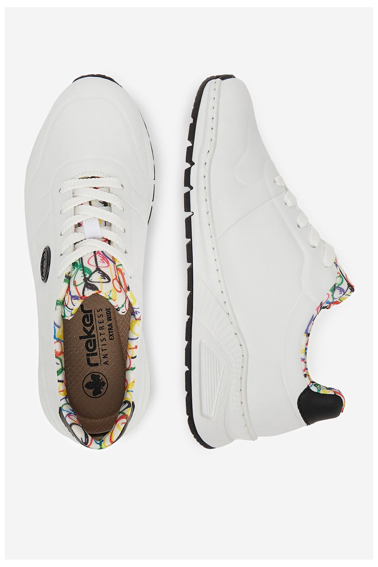 Sneakers Rieker M4903-80 Biały