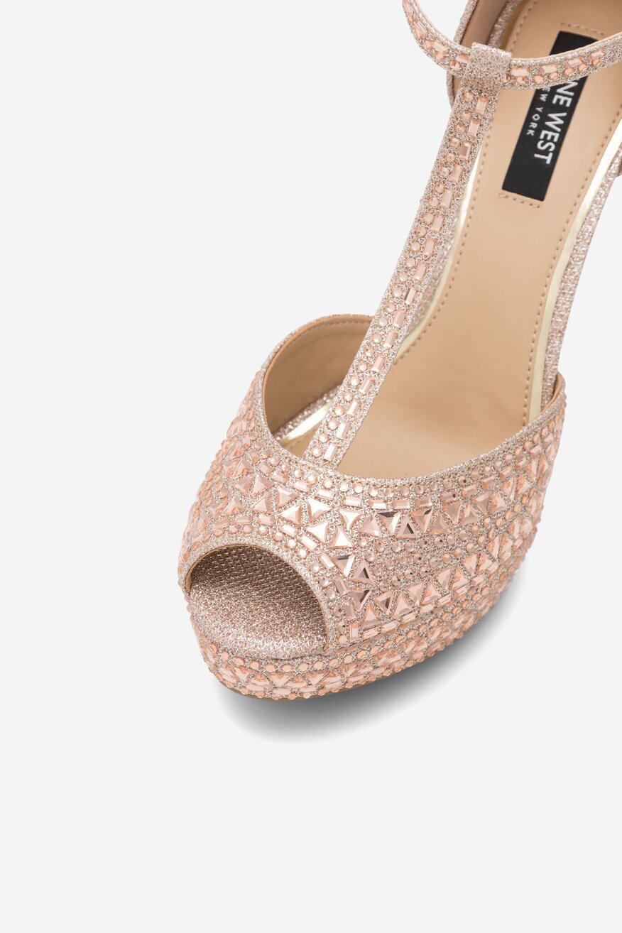 
                NINE WEST - Sandały na szpilce - 5905588153931