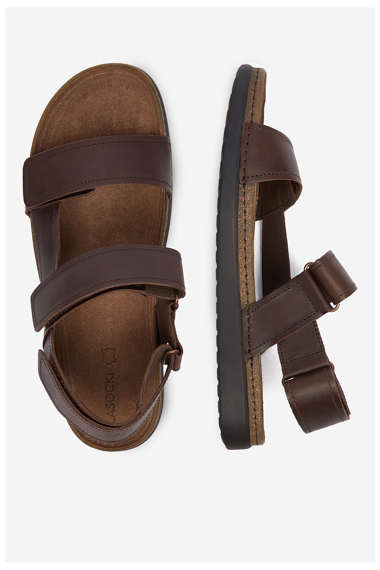 Sandały Lasocki CEO-MARCOS-03 MI25 Brązowy ciemny