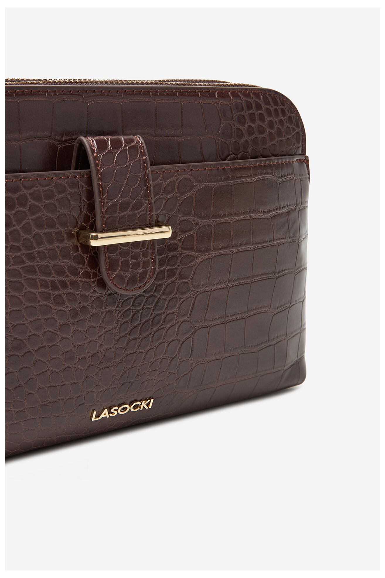 Geantă de mână Lasocki C-LSK-H-001-08 MARO ÎNCHIS