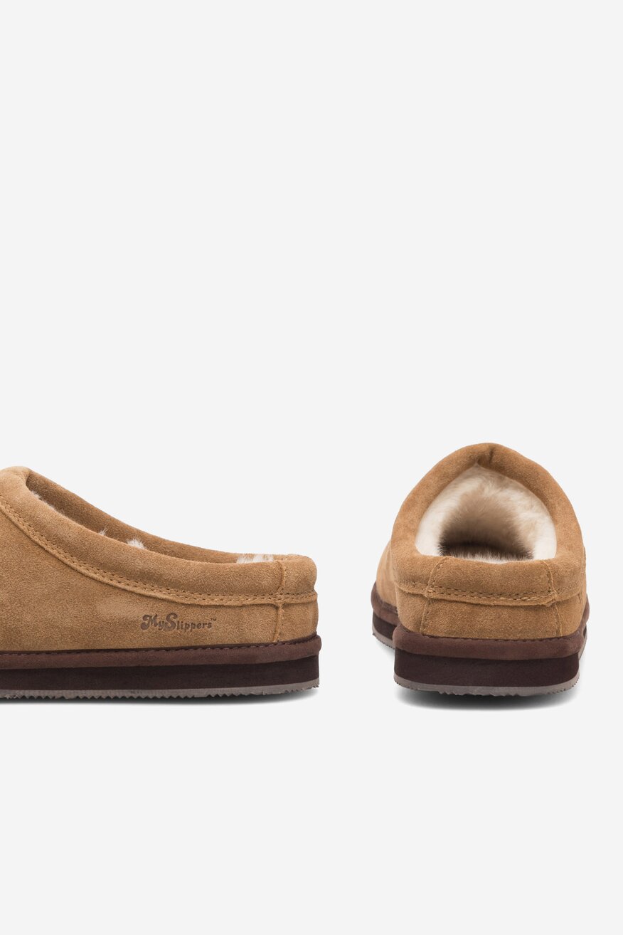 
                MYSLIPPERS - Kapcie skórzane - 2230055880397