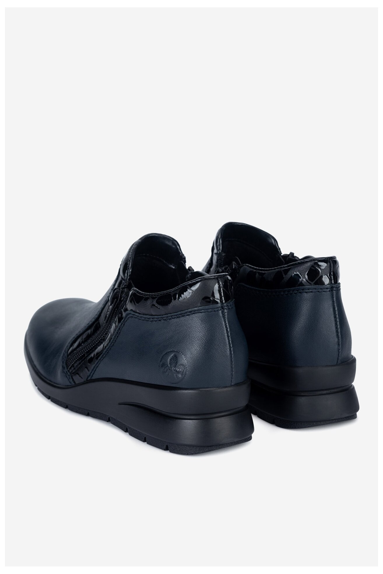 Kotníková obuv Rieker L4883-14 TMAVĚ MODRÁ