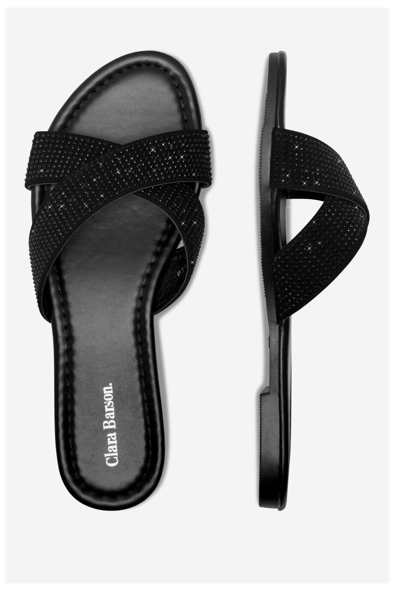 Papuče Clara Barson WSS20916-03A CRNA