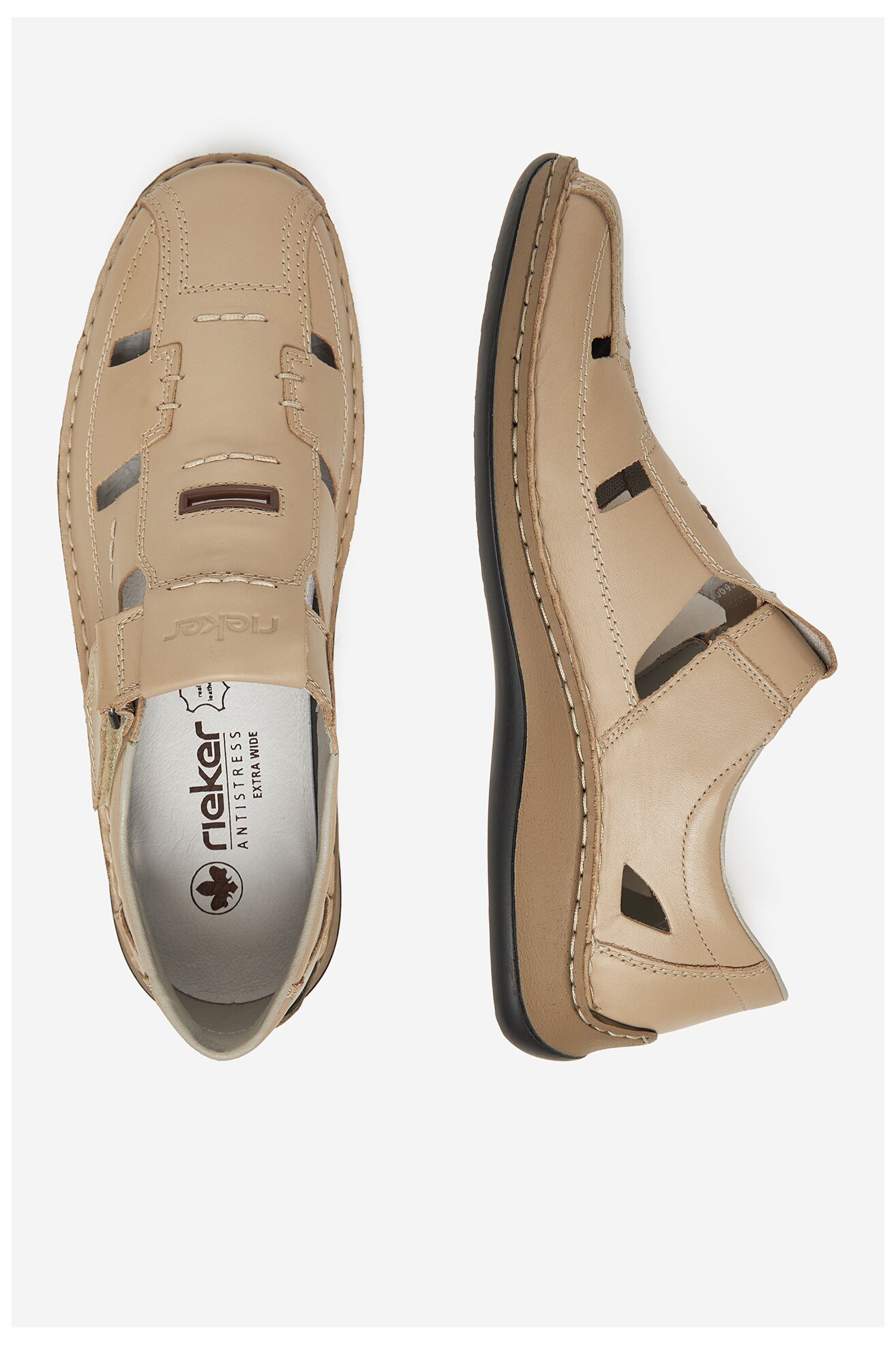 Sandały Rieker 05284-60 Beżowy