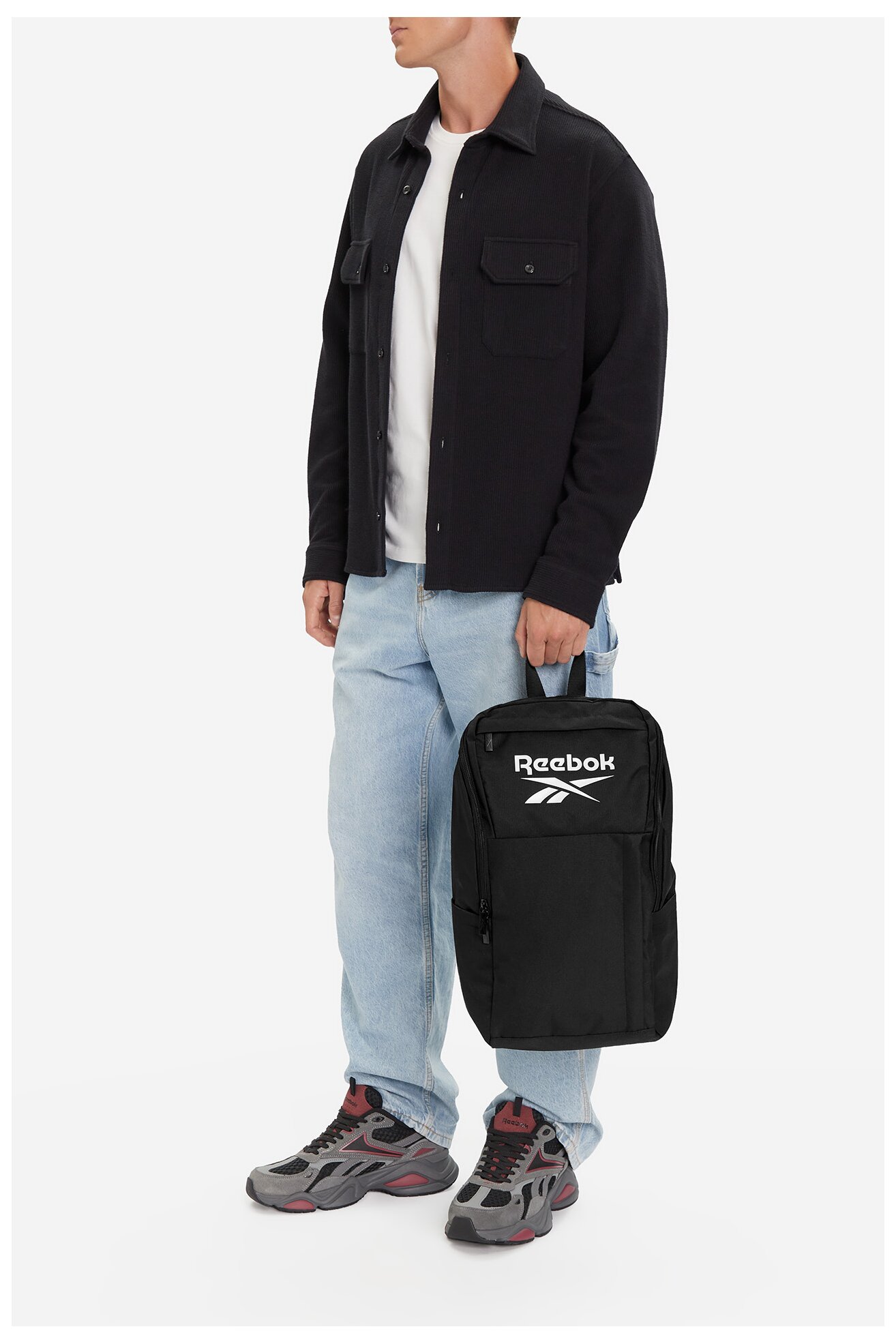 Hátizsák Reebok C-RBK-P-009-08 FEKETE