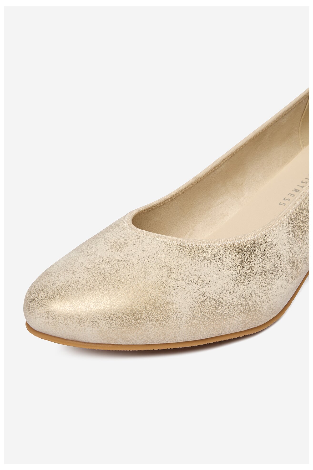 Czółenka Rieker CEO-44650-91 Złoty