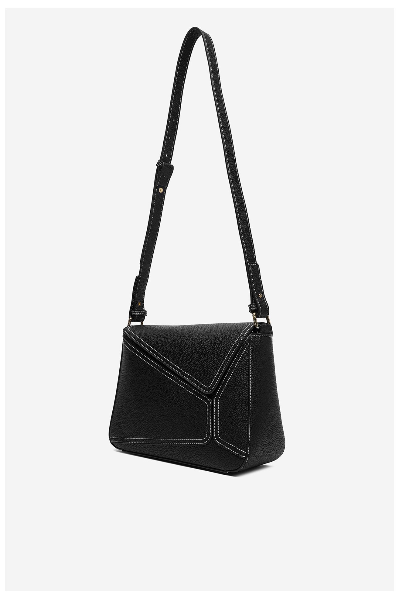 Сумка З Ремінцем Gino Rossi C-KY117 ЧОРНИЙ