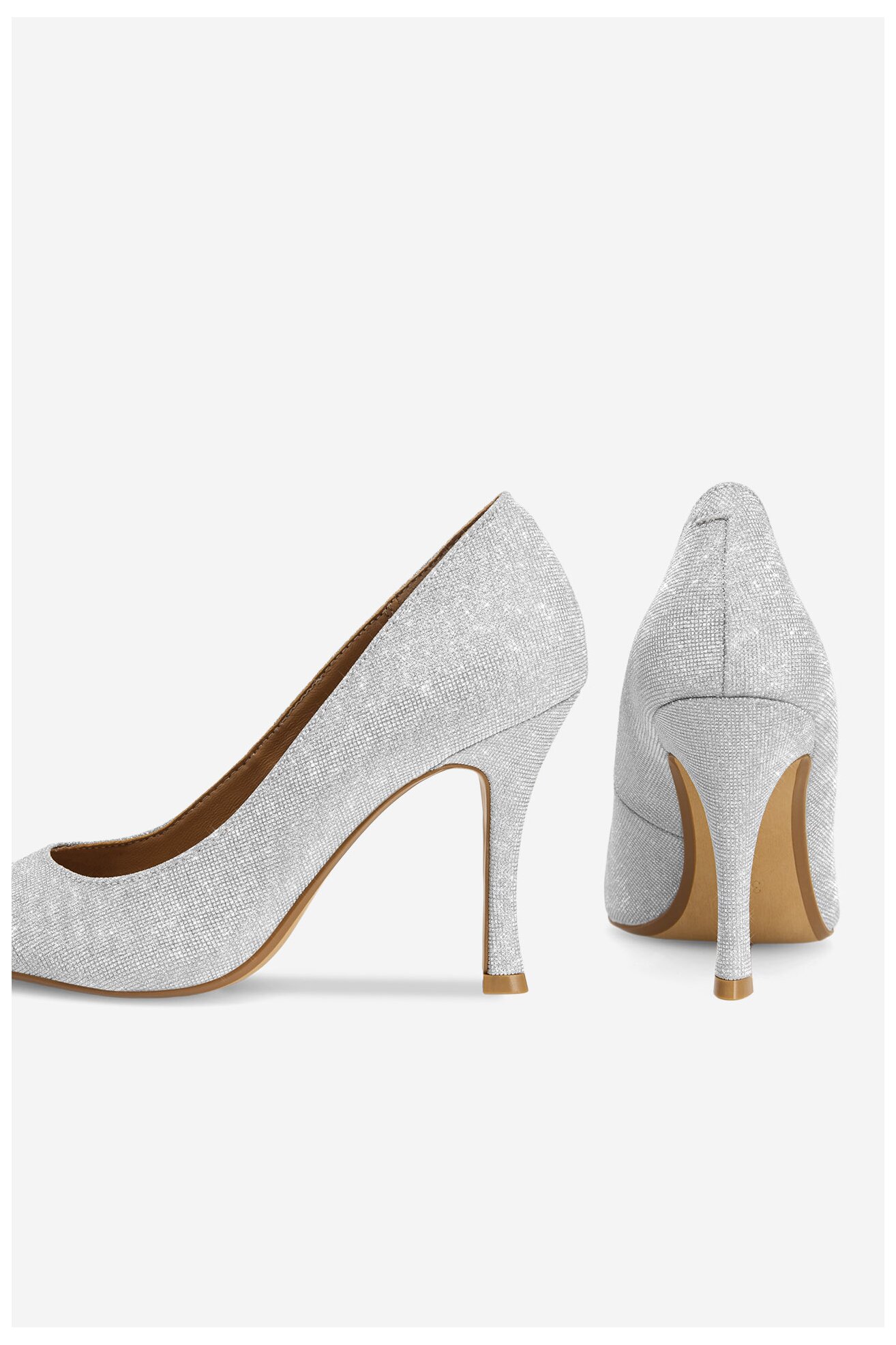 Czółenka Sergio Bardi WFA2530-2Z-SB Srebrny