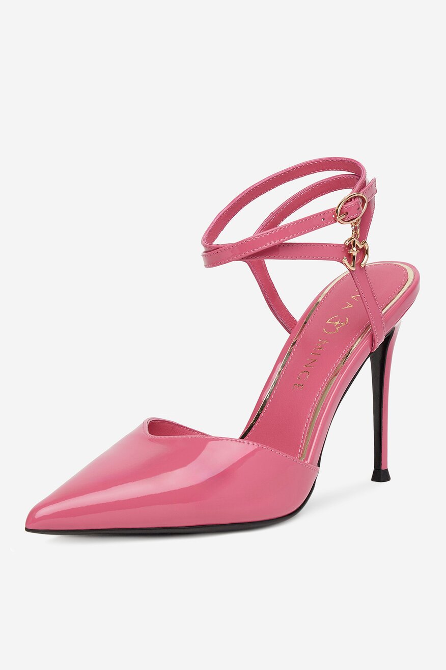 Pantofi cu toc EVA MINGE ROZ ÎNCHIS - 5903698295275
