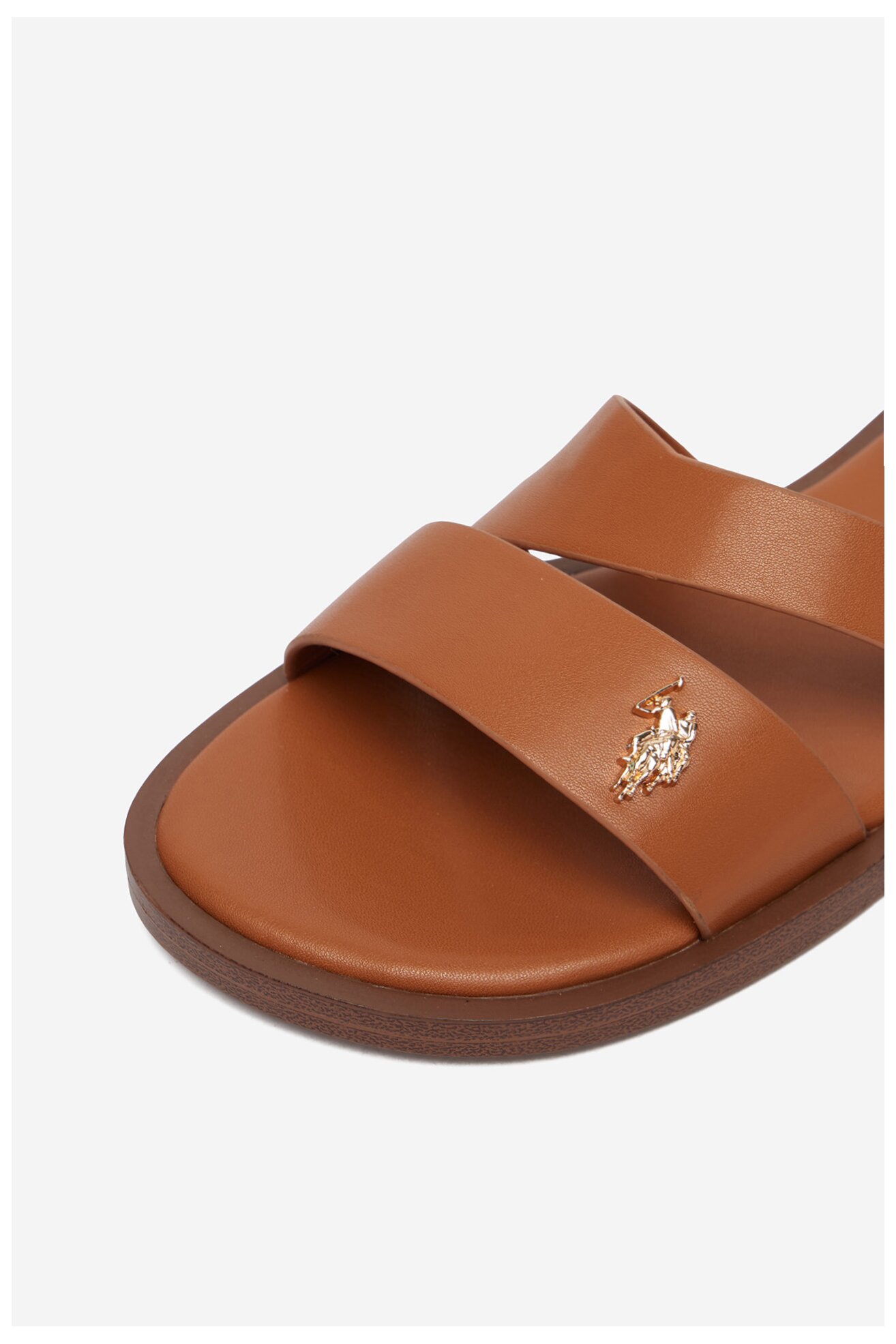 Sandały U.S. POLO ASSN. EO-CASSIE003W/6Y1 Camel