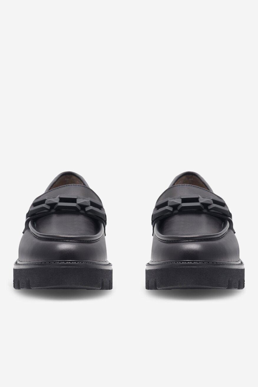 Badura - Loafersy skórzane - 5905588109662