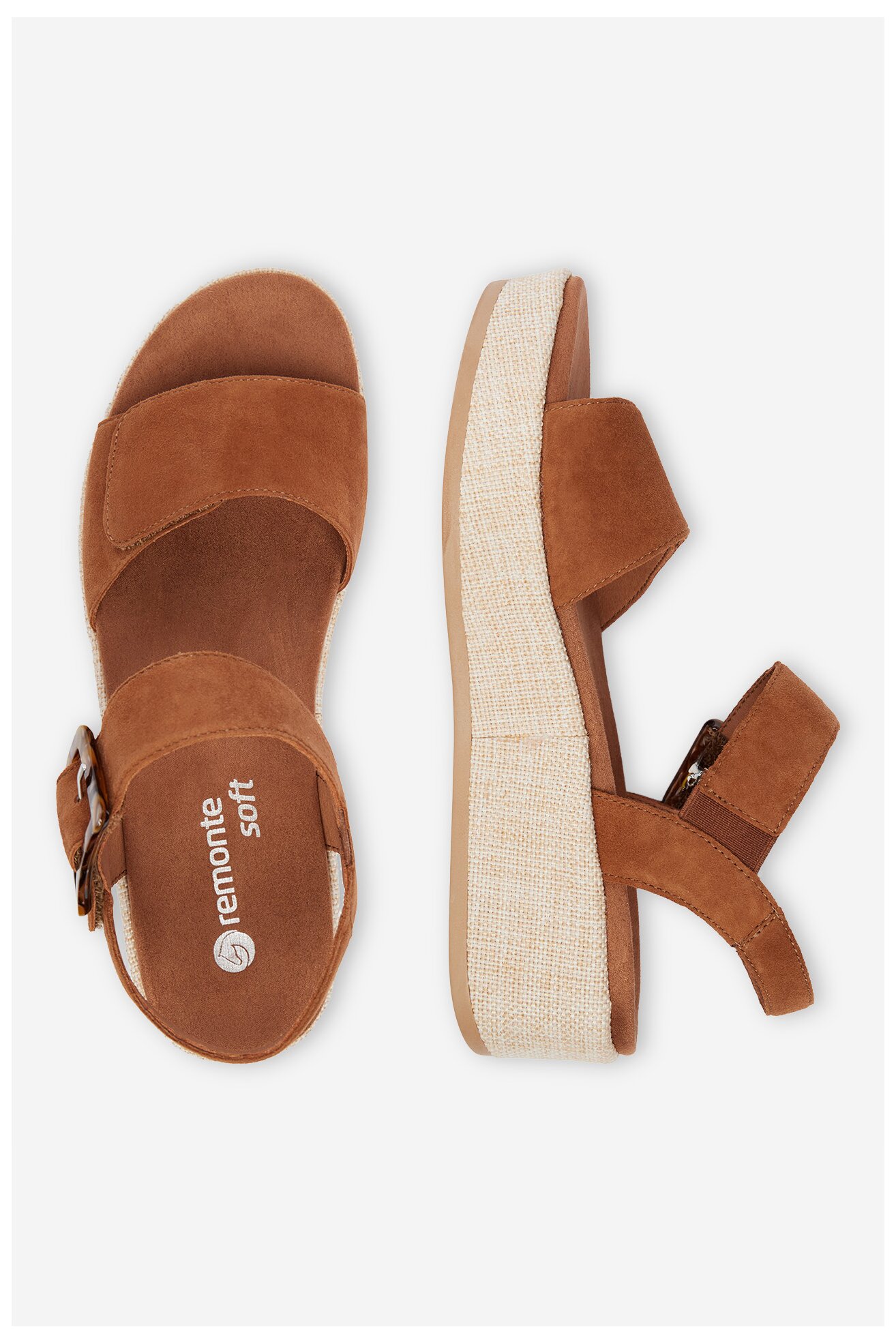 Sandały Remonte CEO-D1N54-22 Brązowy