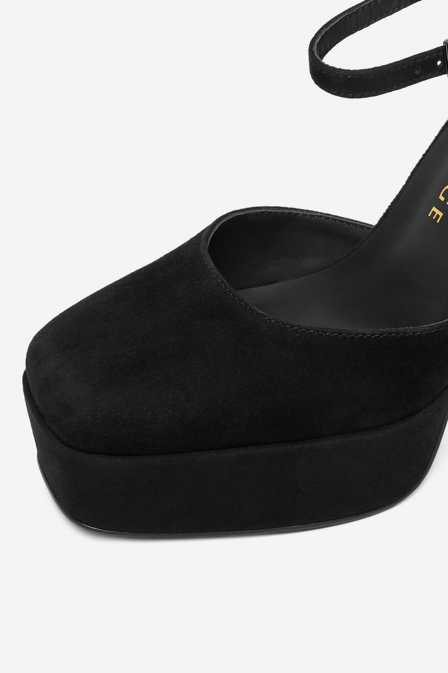 EVA MINGE - Czółenka zamszowe - 5906751274224