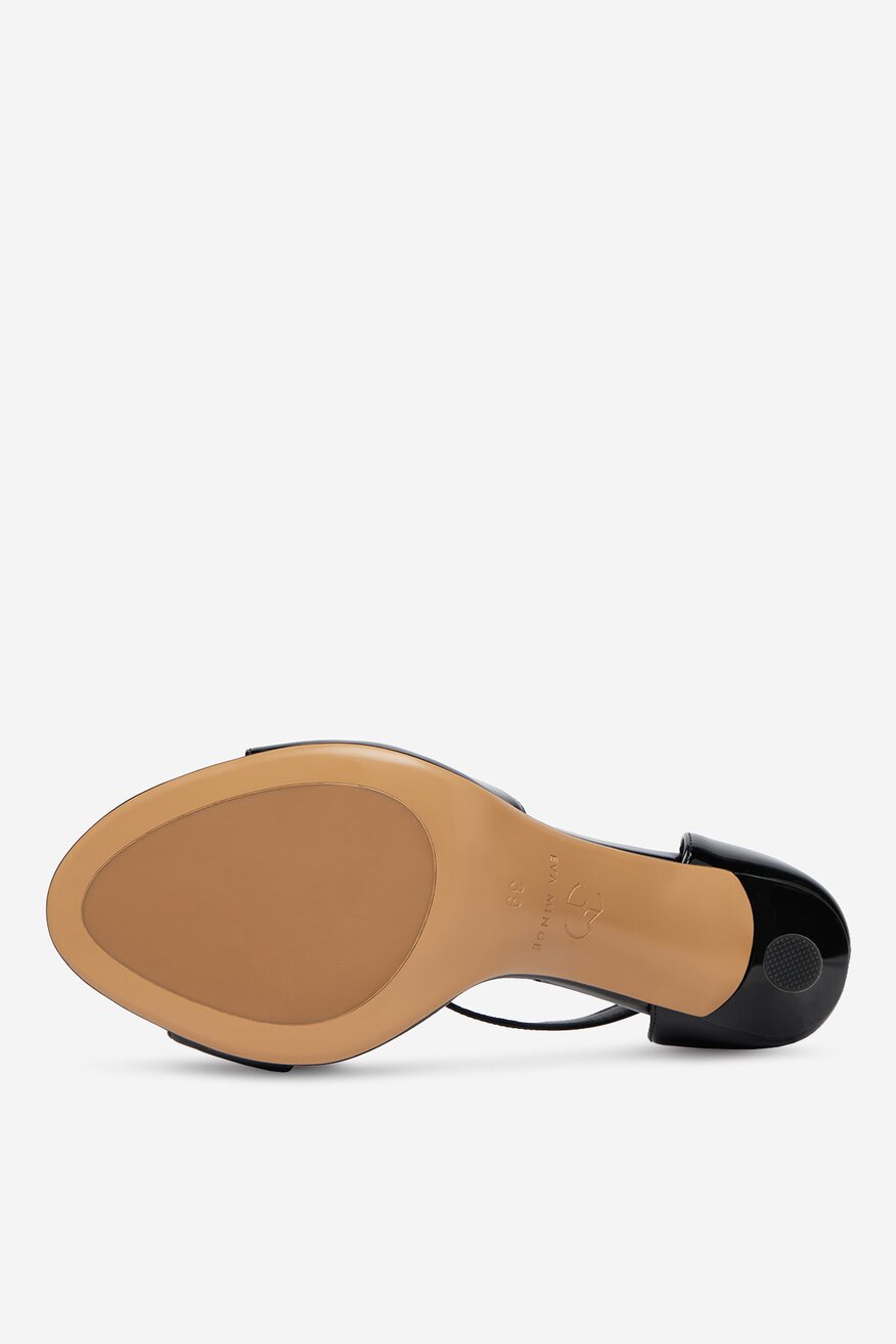 
                EVA MINGE - Sandały skórzane - 5906751813942