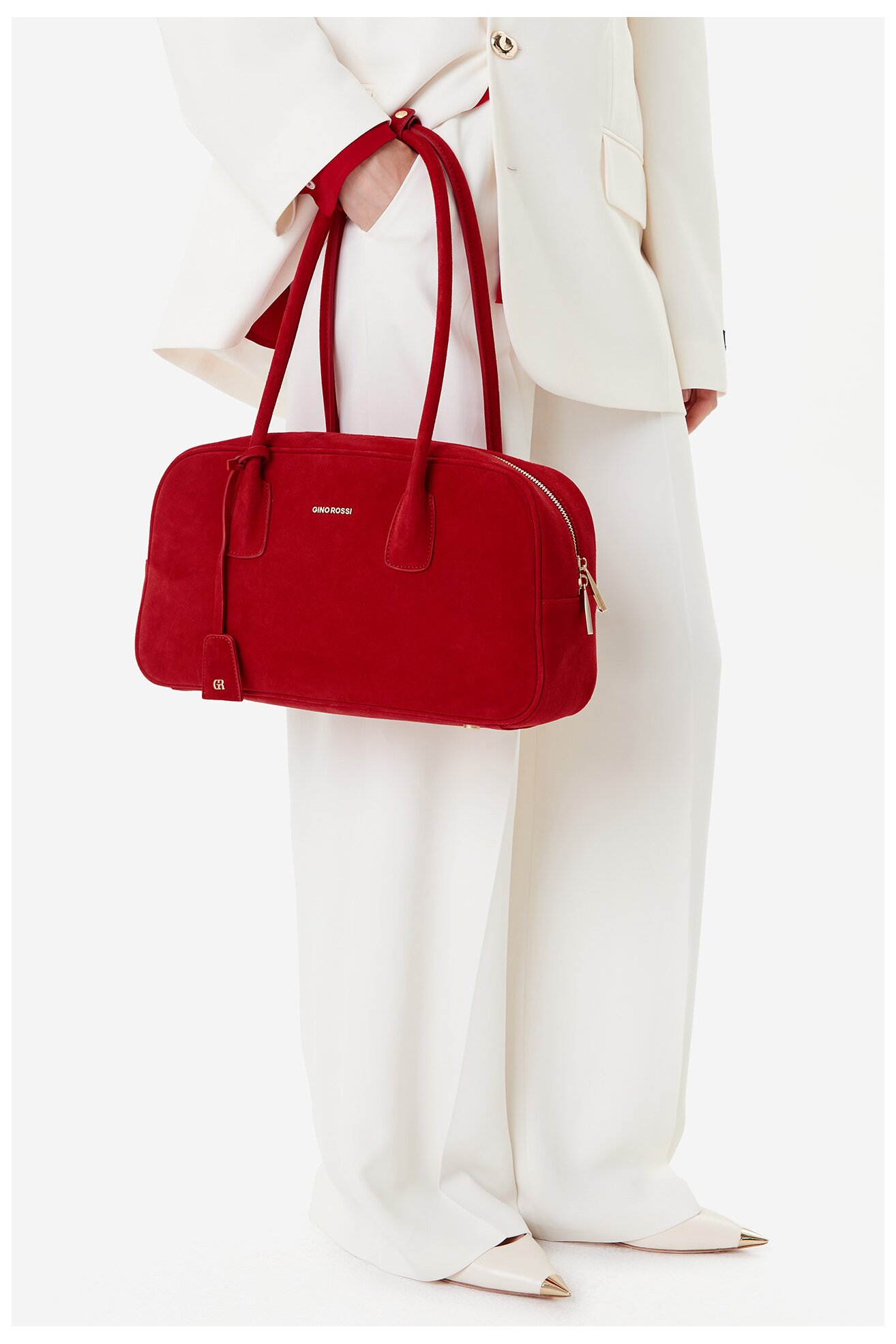 Дамска чанта Gino Rossi EO-LAILA-513-112-1 ЧЕРВЕН