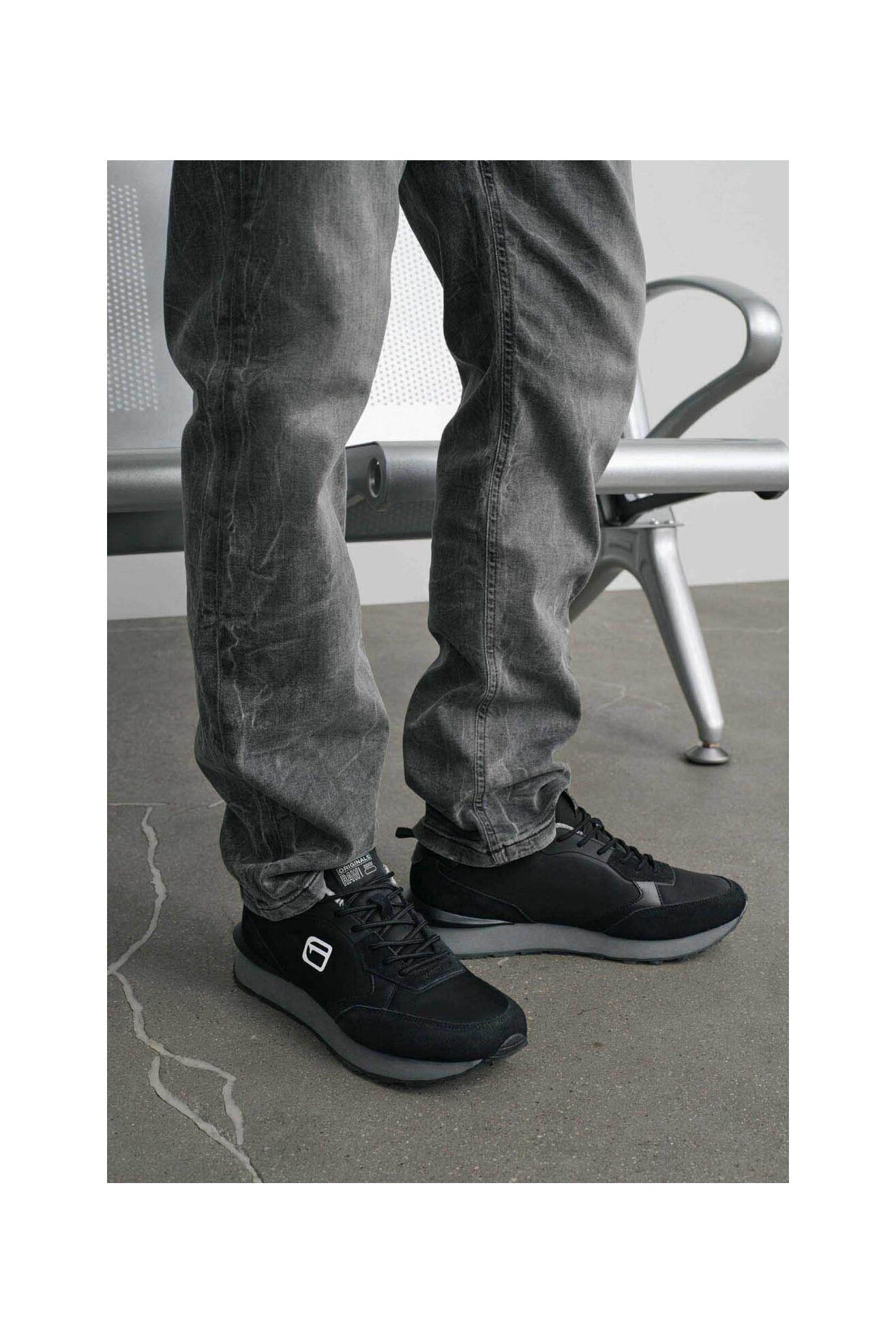 Tornacipő G-STAR RAW KMS4011-1 FEKETE