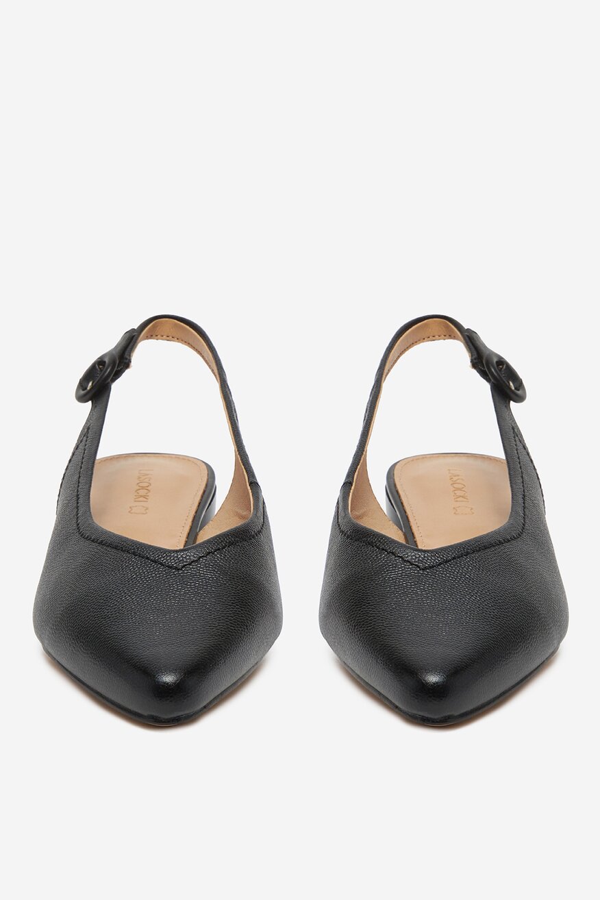 
                Lasocki - Baleriny skórzane - 5903698597096