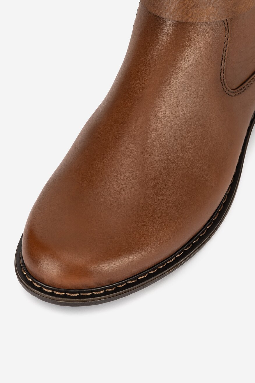 Rieker - Botki skórzane ocieplane - 2230062975215