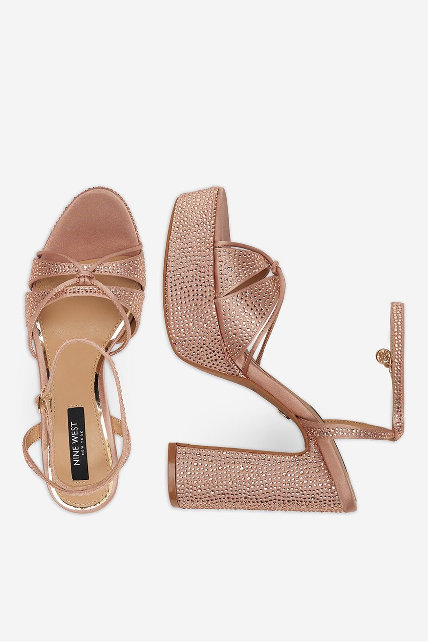 Sandály NINE WEST SVĚTLE RŮŽOVÁ - 5906751043820