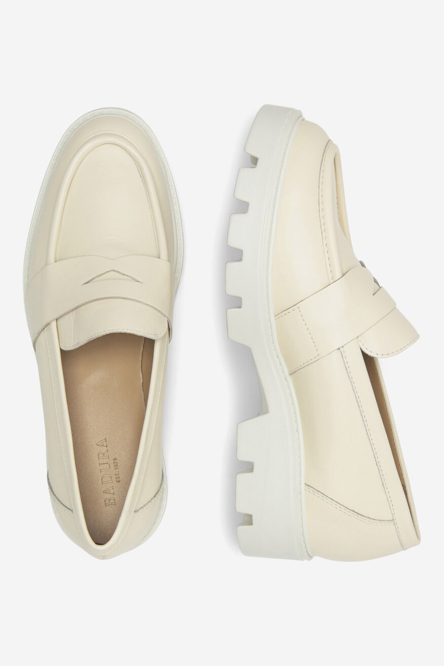 Badura - Loafersy skórzane - 5905588377986