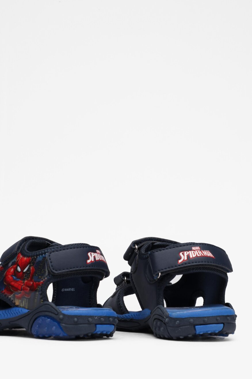 Spider-Man - Sandały z printem granatowe - 5903698410760