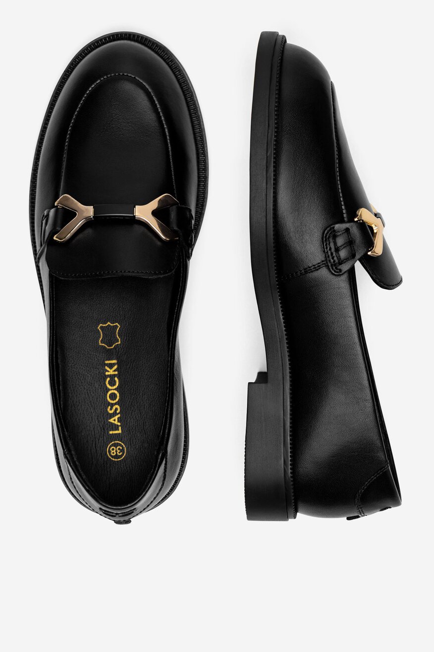 
                Lasocki - Mokasyny skórzane - 5905588722830