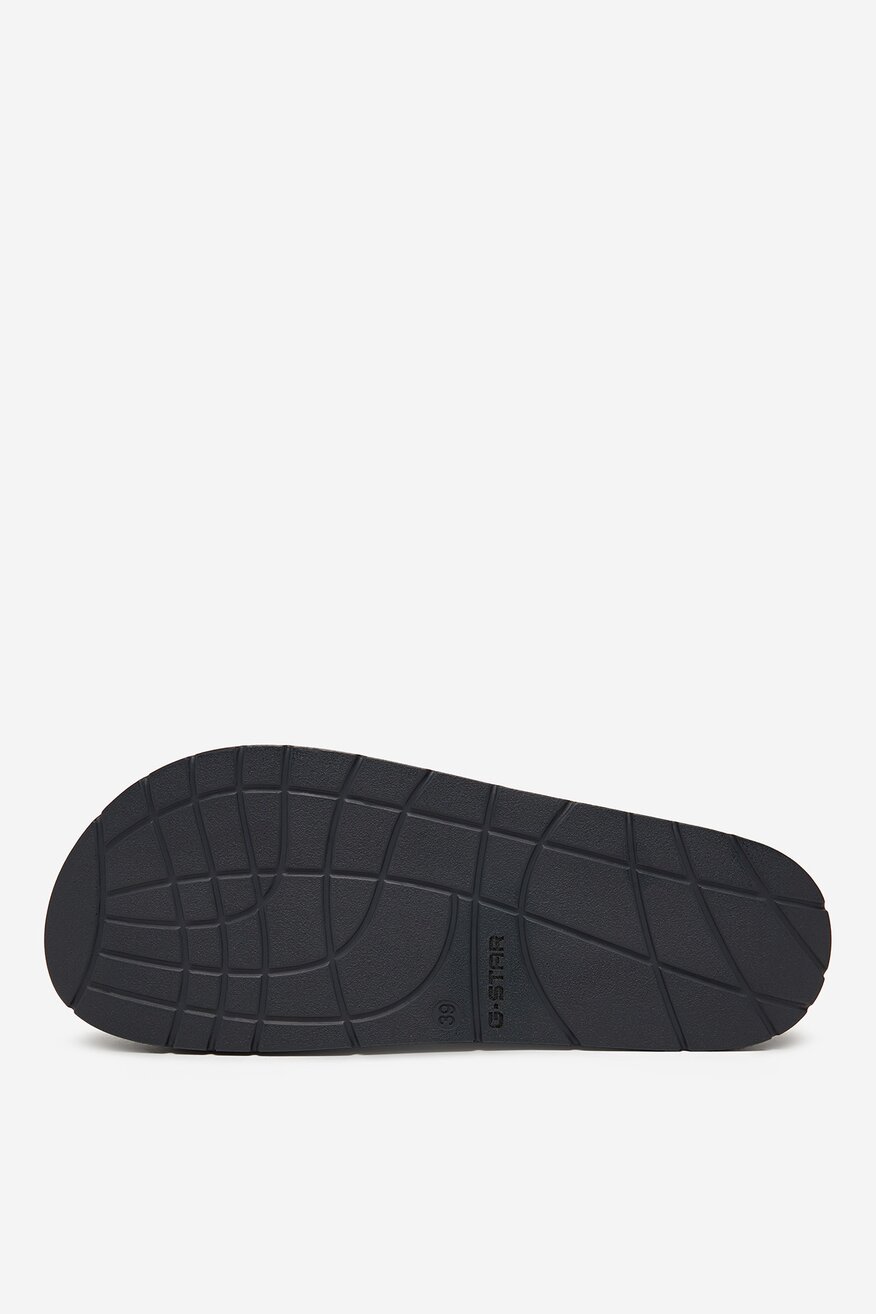 G-STAR RAW - Klapki zamszowe na platformie - 5904862332703