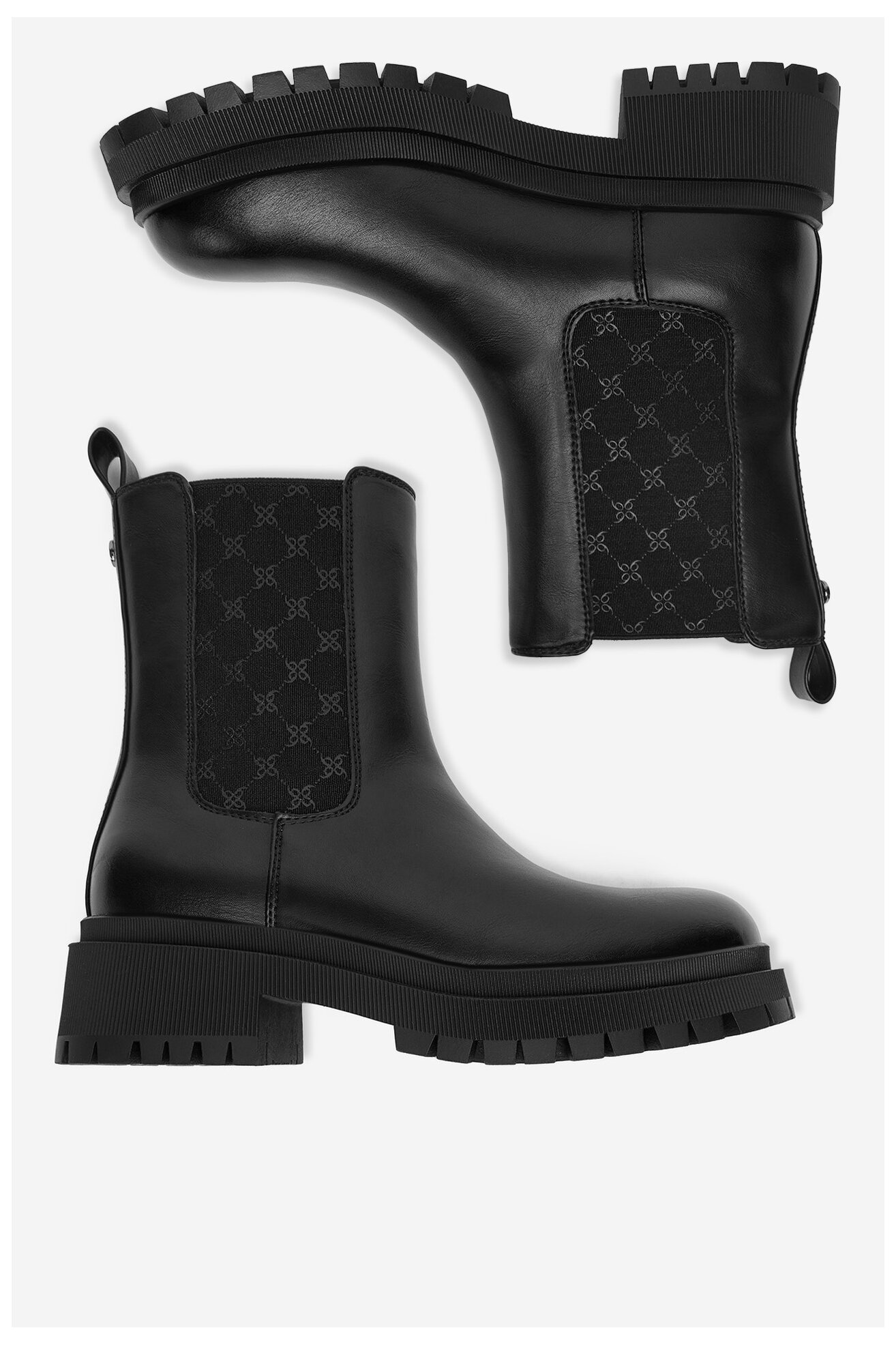 Kratke čizme NINE WEST CEO-BASIMA-01 CRNA