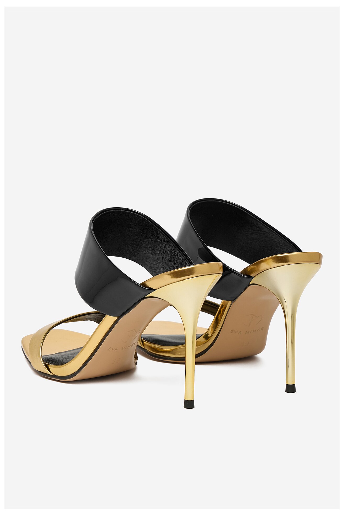 Klapki EVA MINGE EO- MIRIAM-LT1916-1 Czarny