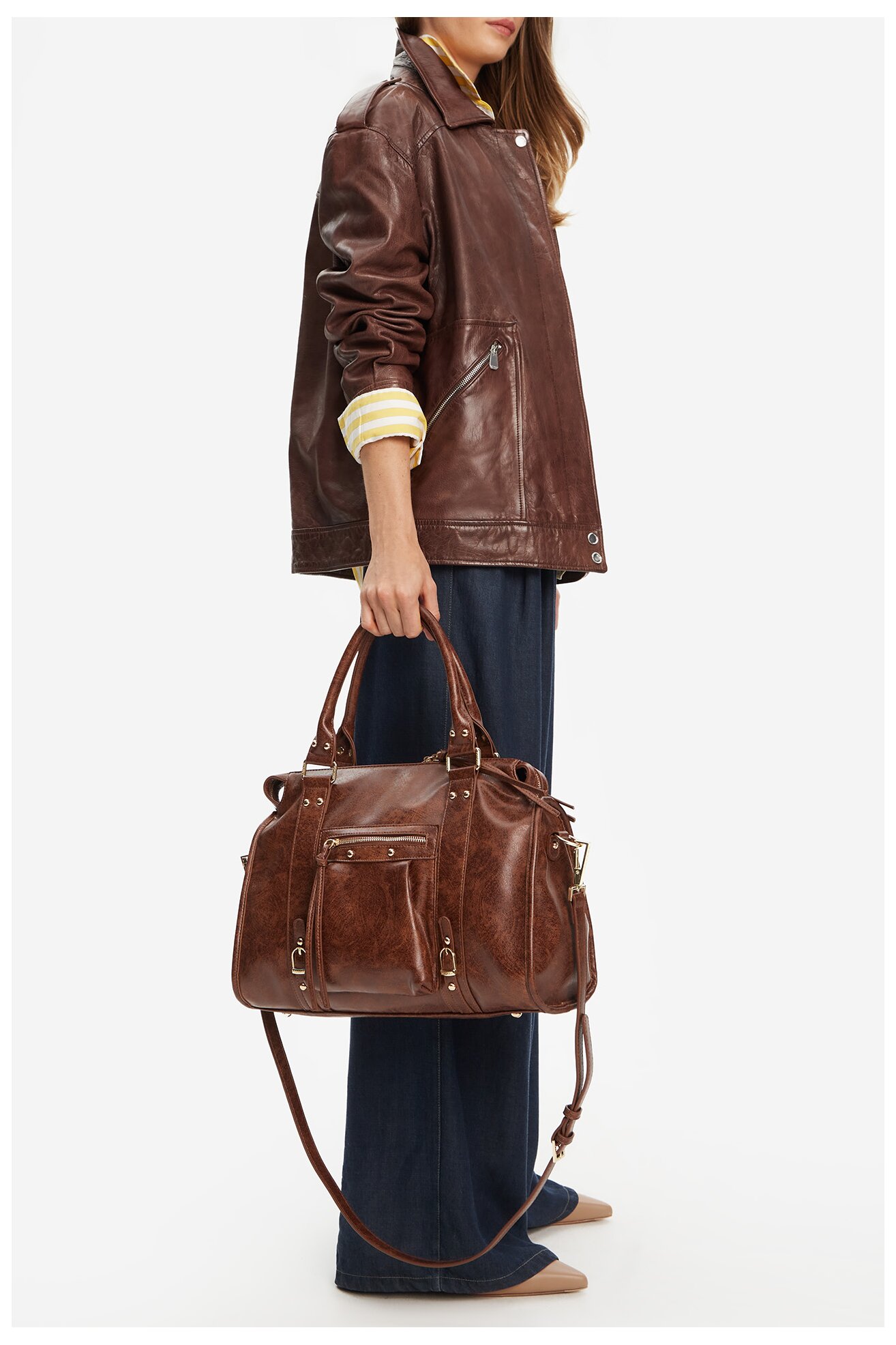 Дамска чанта Badura CEO-ALANI-KQ28 КАФЯВ