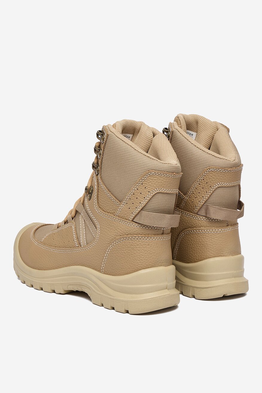 
                HUNTER - Skórzane trzewiki sznurowane - 5906751204030