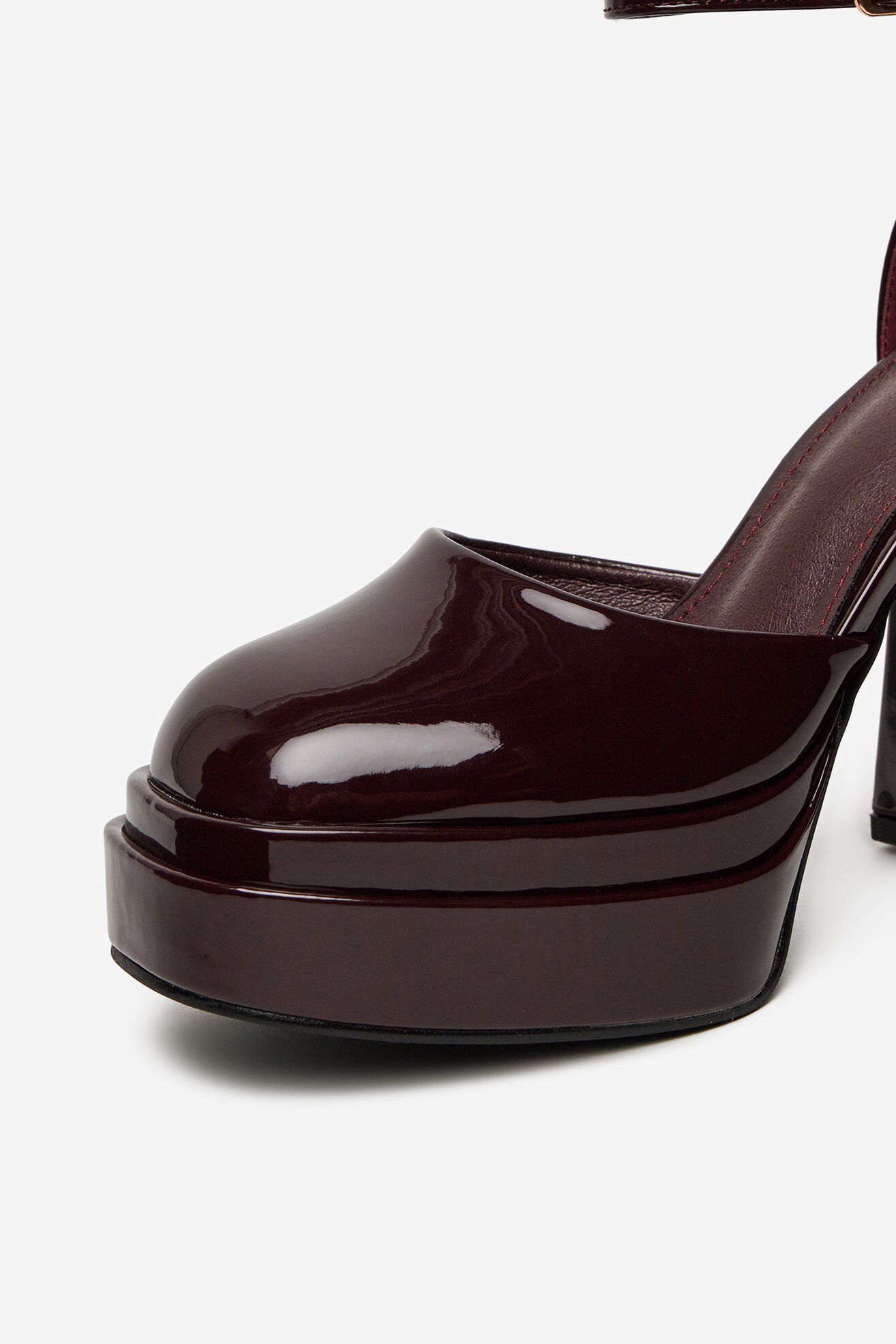 Czółenka DeeZee LW85478-6 Bordowy