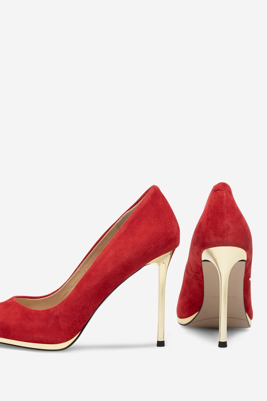 
                EVA MINGE - Szpilki zamszowe - 5905588372608