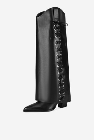 Чобіт EVA MINGE AZIZA-116042 ЧОРНИЙ