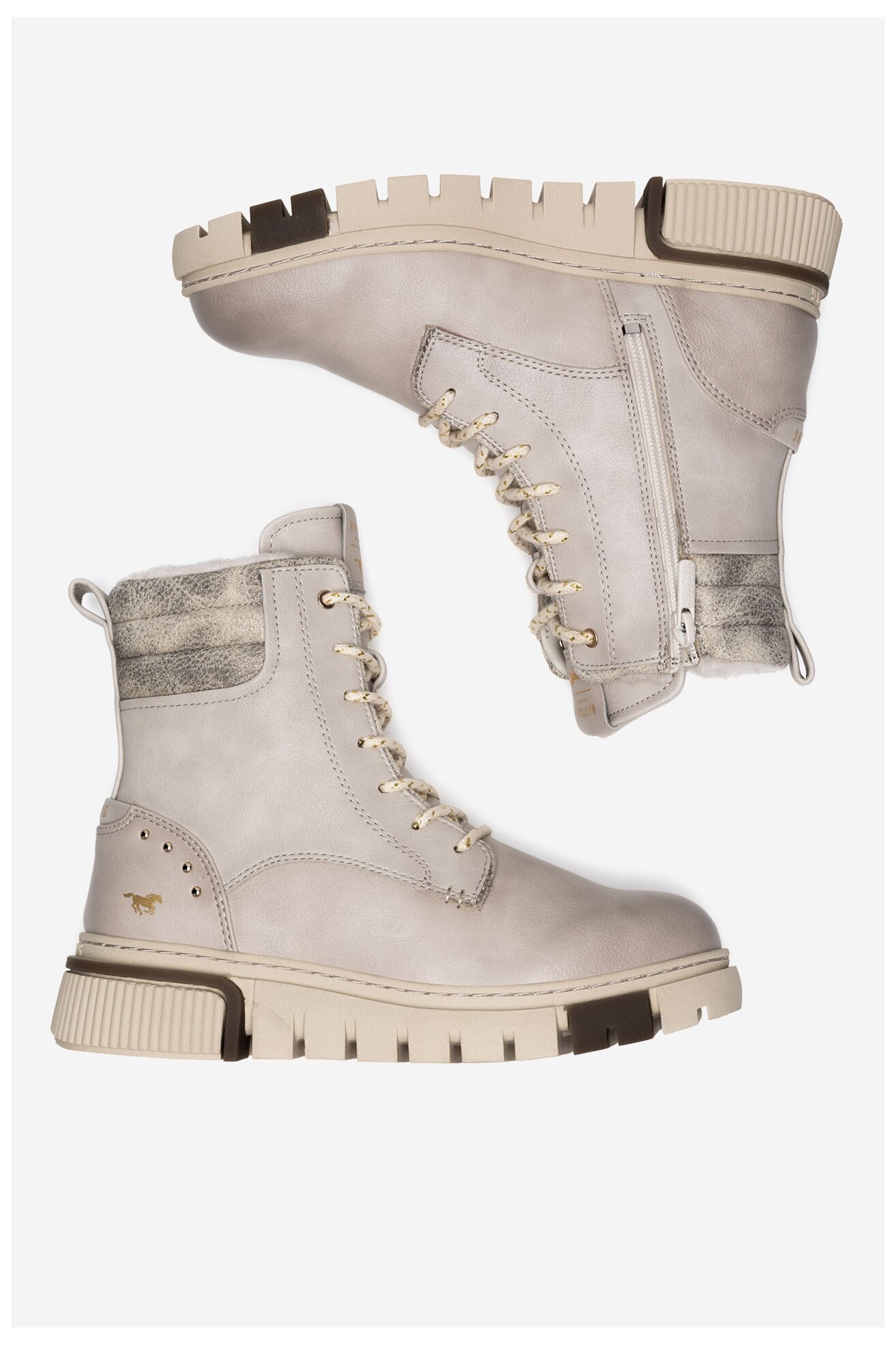 Боти Mustang 1502-601-243 БЯЛ