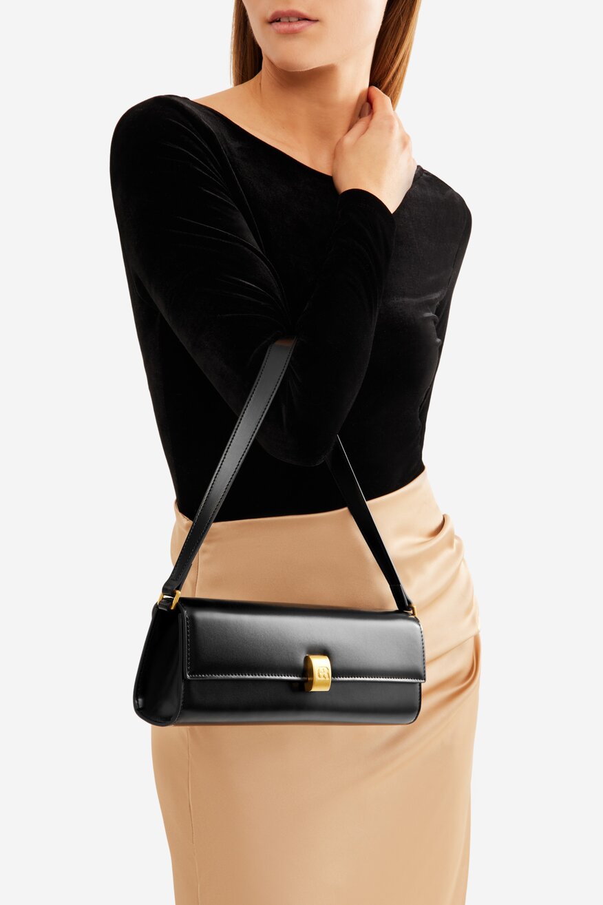 Gino Rossi - Torebka skórzana bagietka - 5903419782992