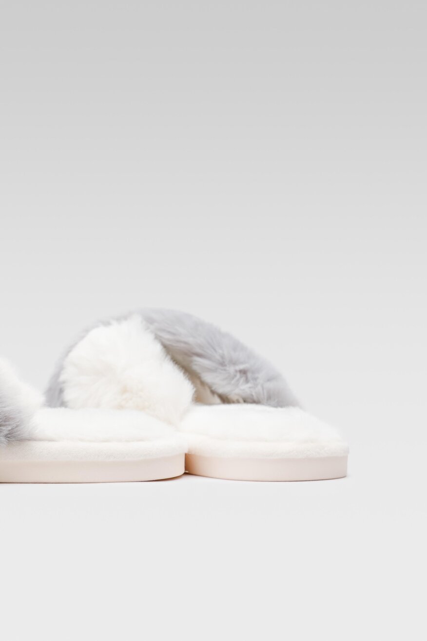 
                Home&Relax - Kapcie szare - 5904248861544