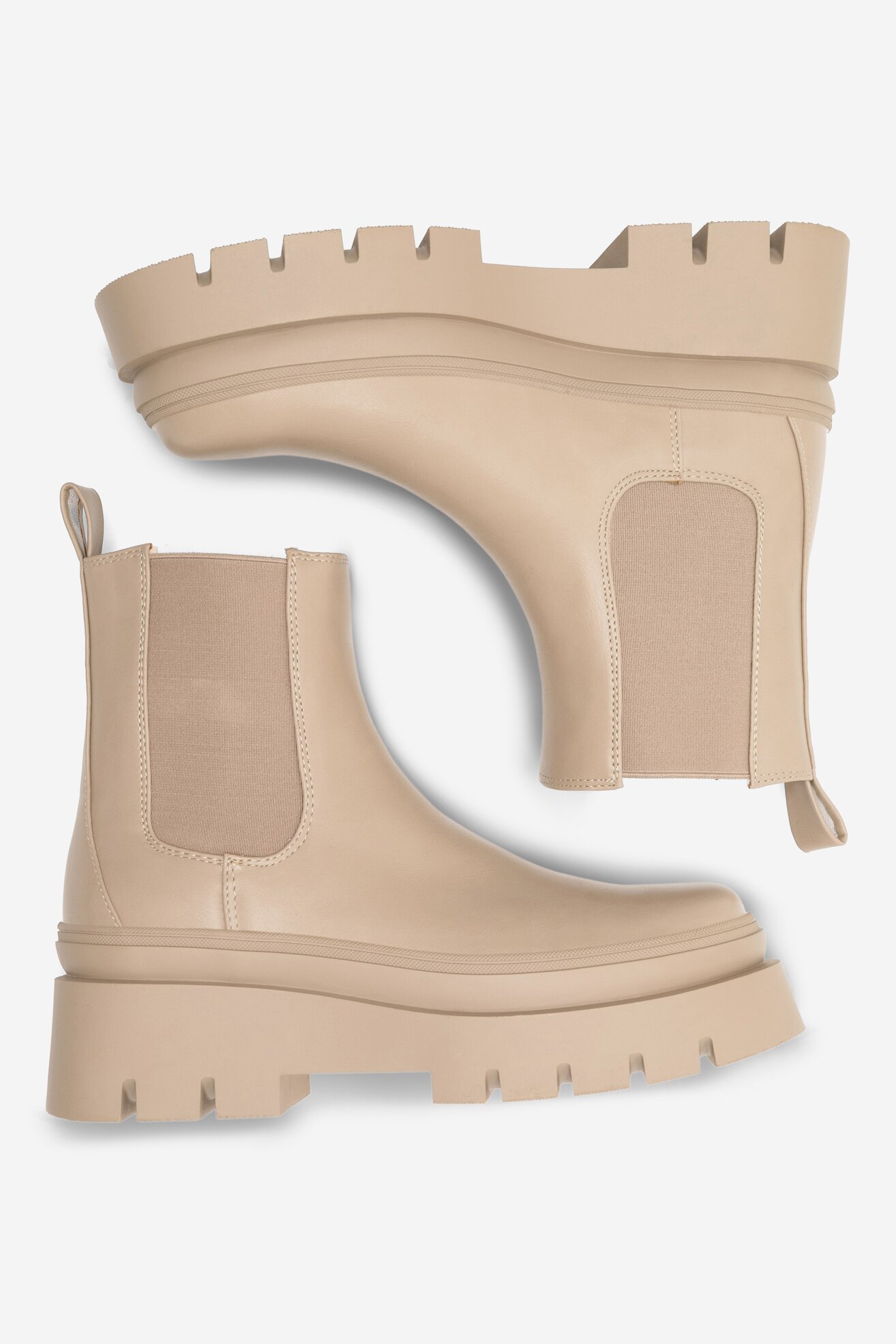 Botki DeeZee LARA H230208-1 Beżowy