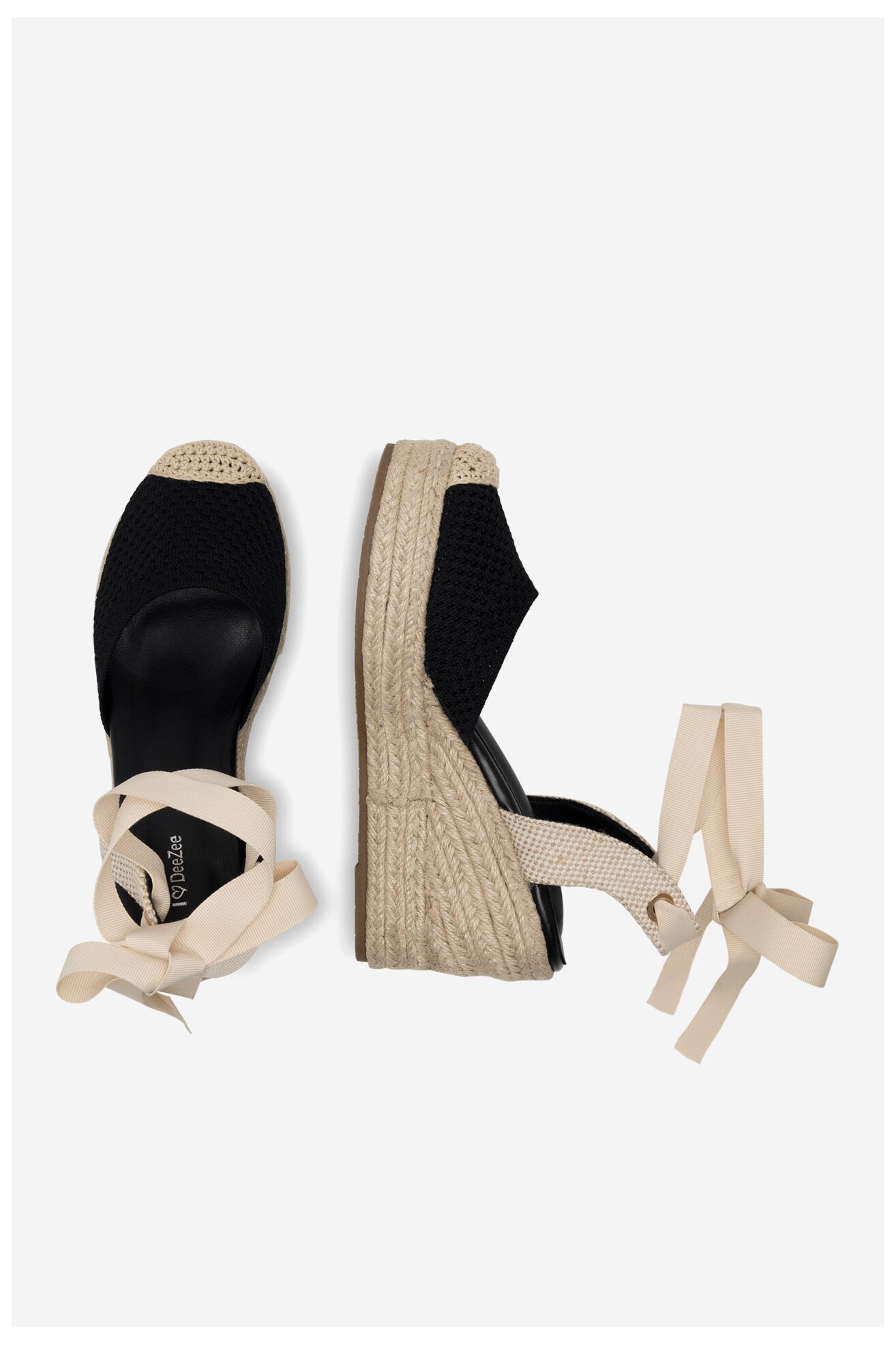 Espadryle DeeZee WS2509-001 Czarny