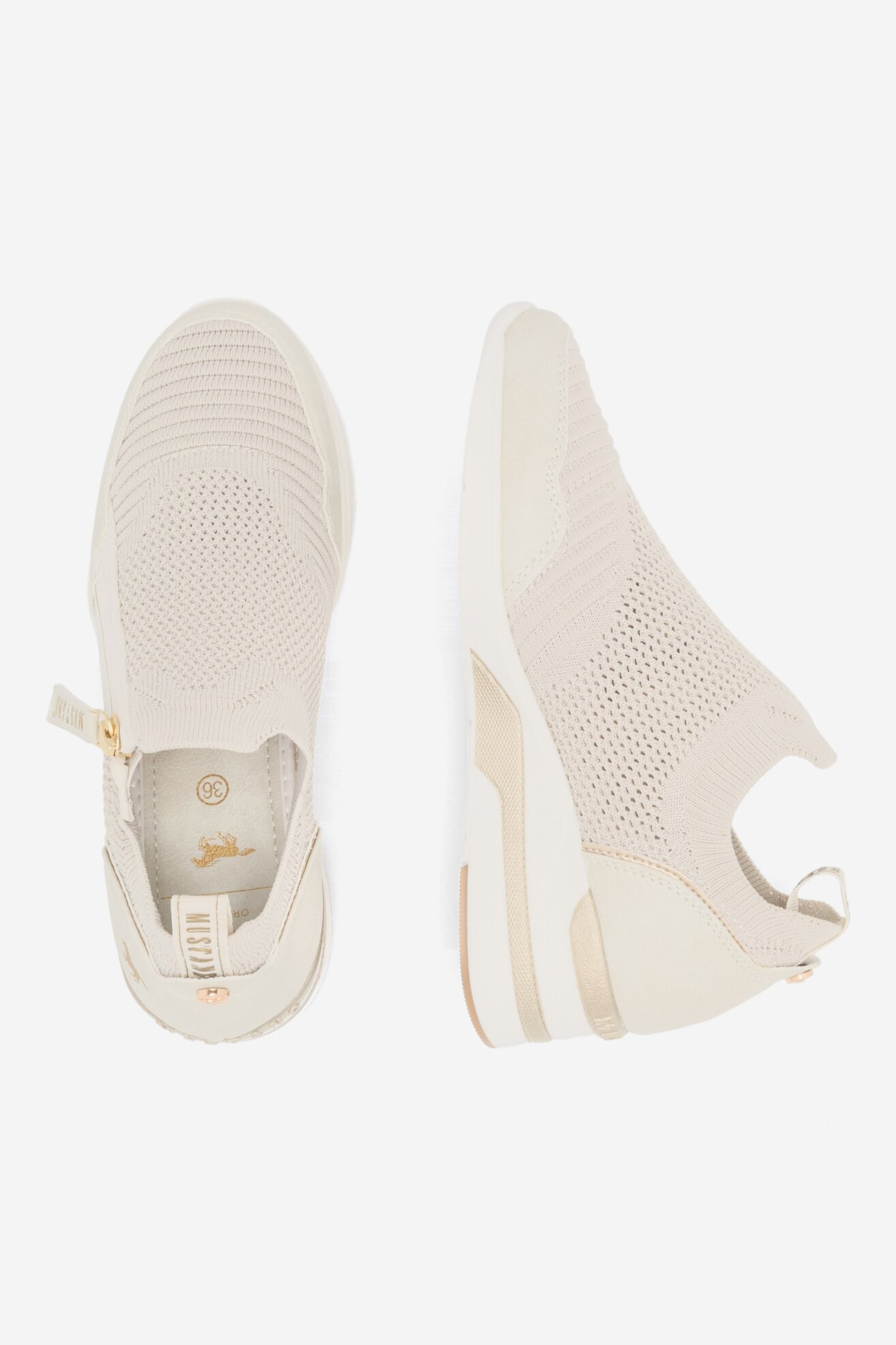 Sneakers Mustang 1378-401 Beżowy