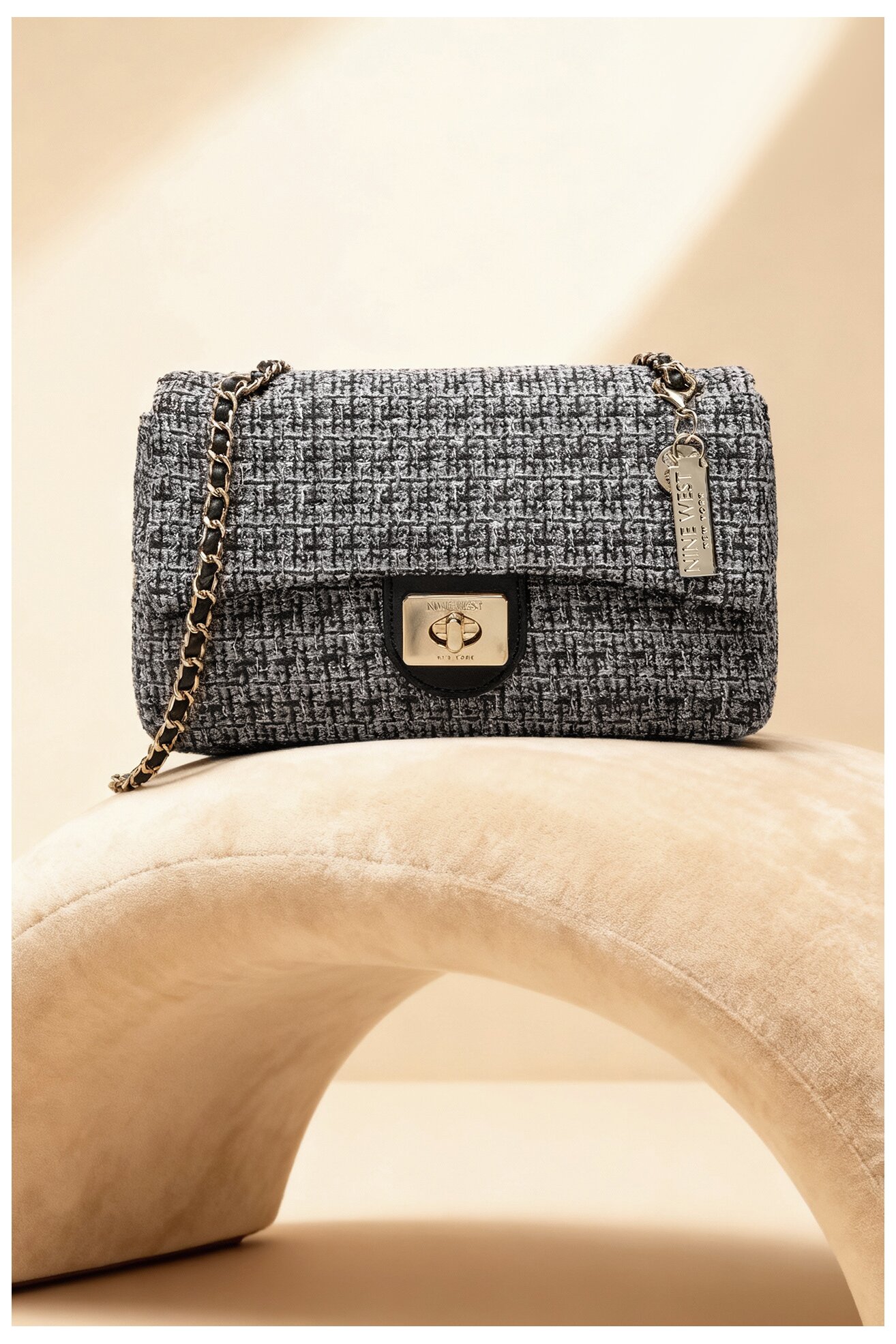 Сумка З Ремінцем NINE WEST EO-HUDSON-HARMONY-LDA8004A СІРИЙ