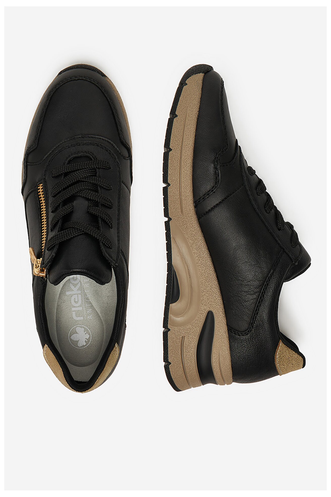 Tornacipő Rieker N9301-00 FEKETE